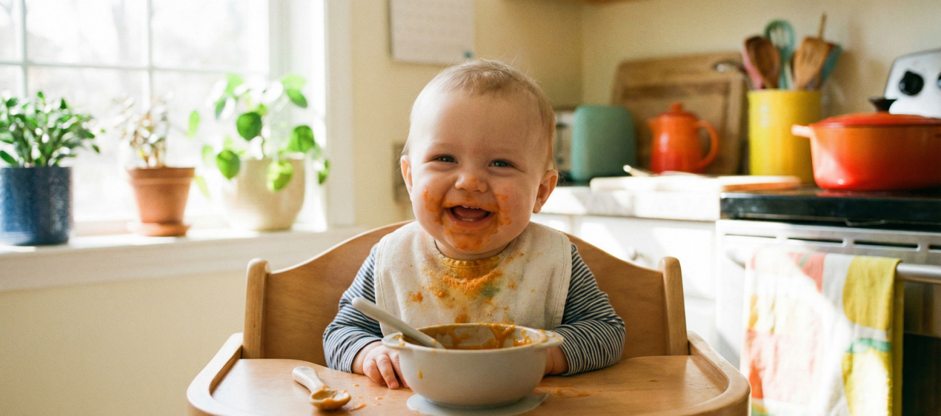 Abenteuer Beikost: Wenn die Karotte zum Kunstwerk wird